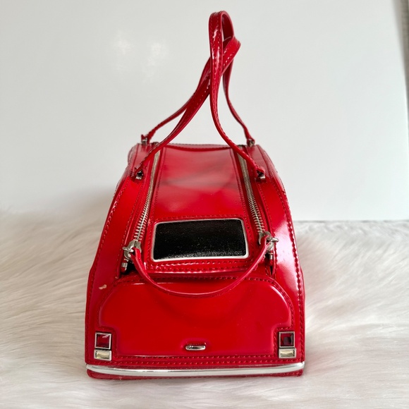 Kate Spade Rose Colored Glasses Red Car Novelty Bag / Leather Red Car Purse - Picture 6 of 16